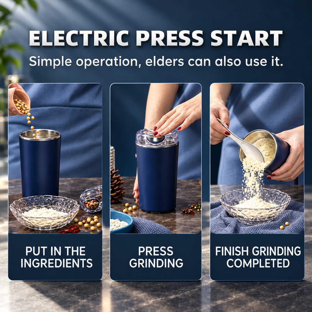 Powerful Compact Mini Mixer | Fresh Grinding, Less Clutter