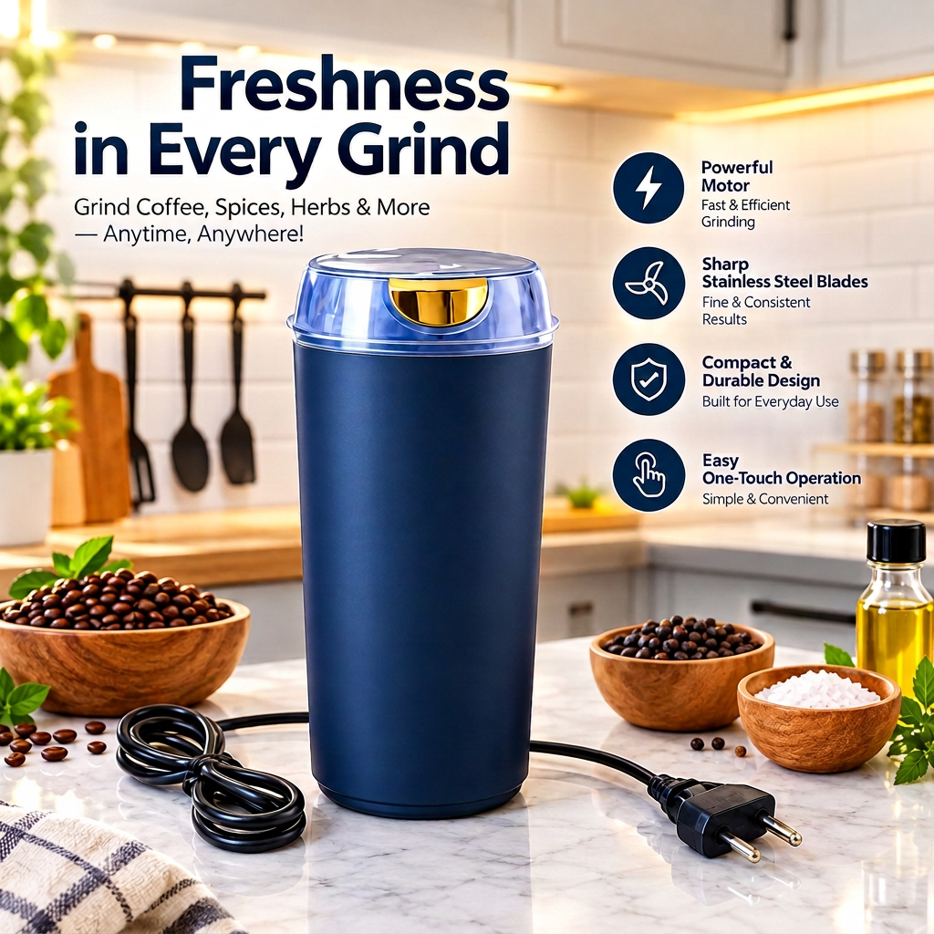 Powerful Compact Mini Mixer | Fresh Grinding, Less Clutter