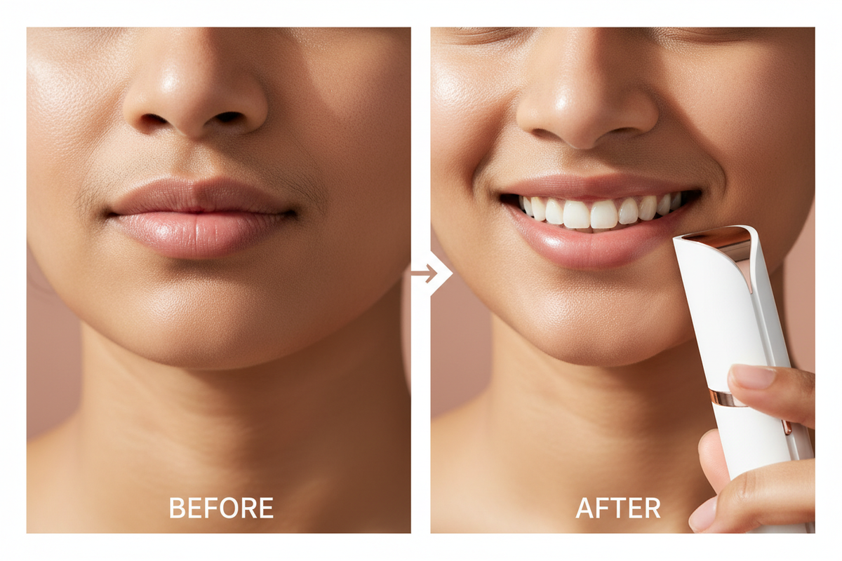 Before After - Facial Hair Remover