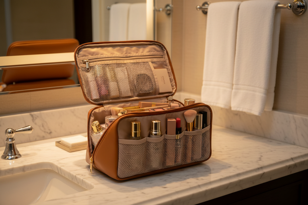 Hotel marble counter travel lifestyle