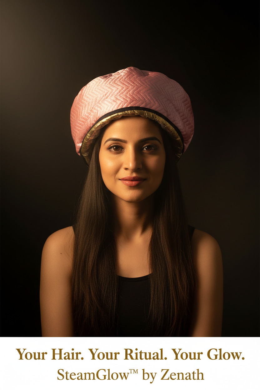 SteamGlow™ cinematic portrait Your Hair Your Ritual Your Glow