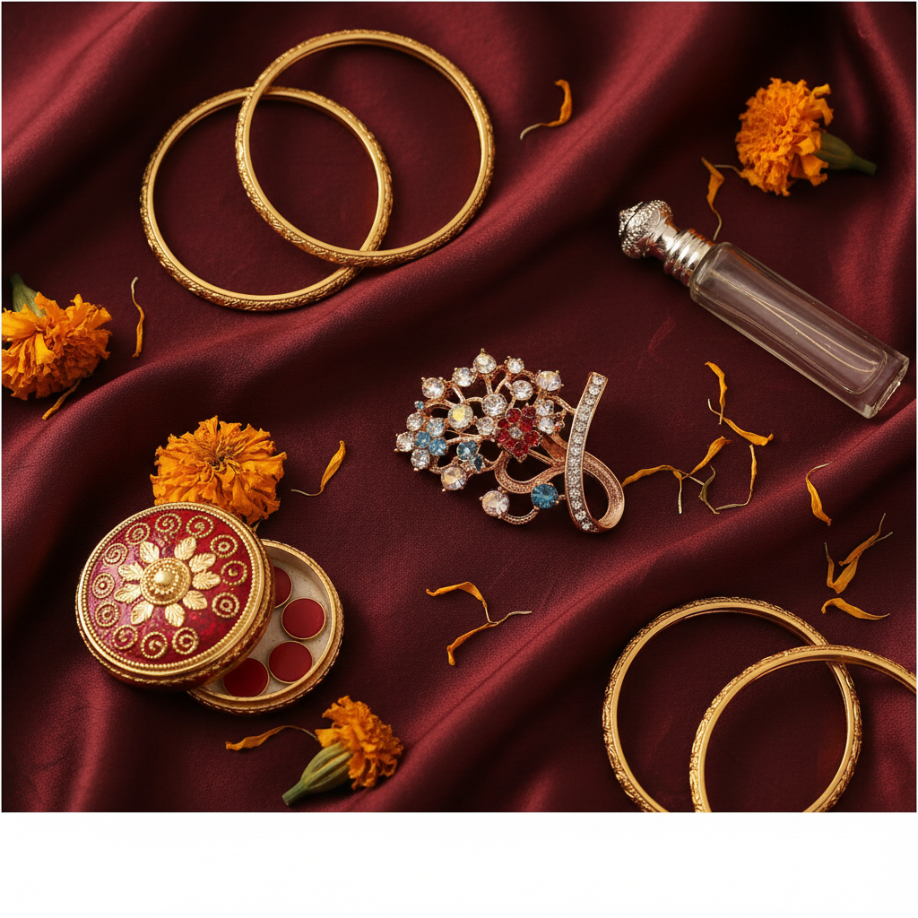 Zenath Ziraa — Festive Ethnic Flat Lay