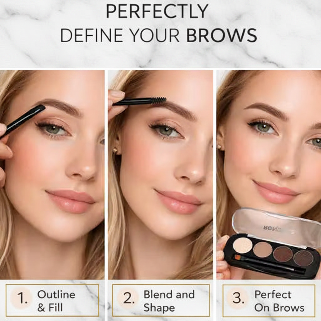 3-Step Brow Tutorial
