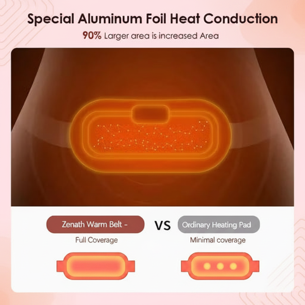 Aluminum foil heat conduction technology 90% more heating area