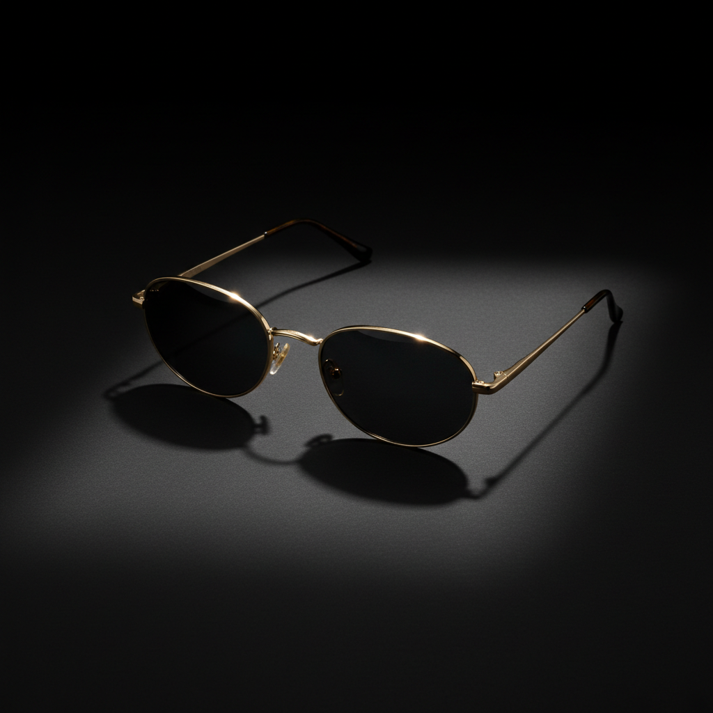 Zenath Aurum Oval Sunglasses — Dramatic Hero Shot