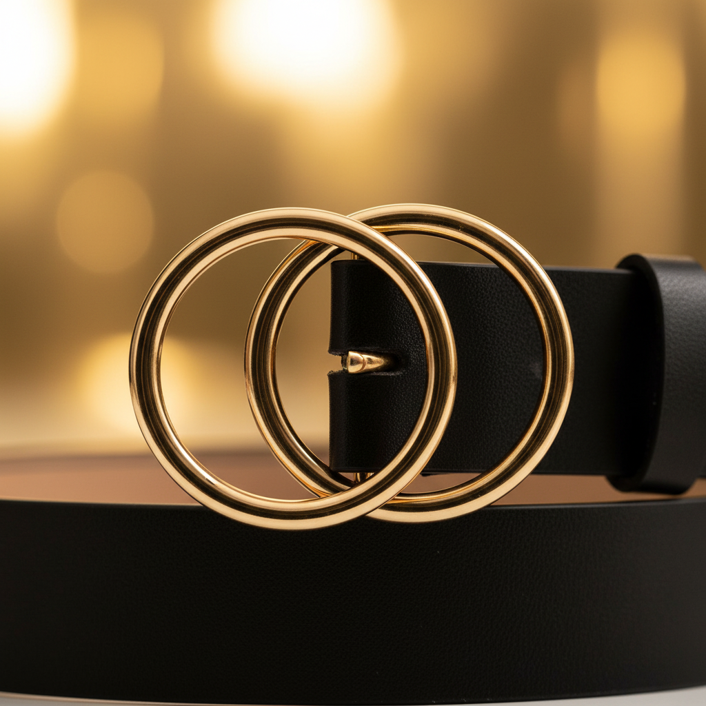 Gold Buckle Close-Up