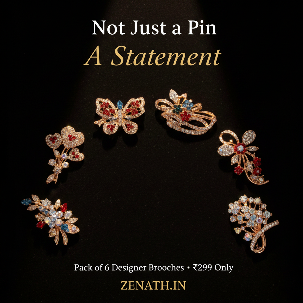 Zenath Ziraa — Not Just a Pin. A Statement.