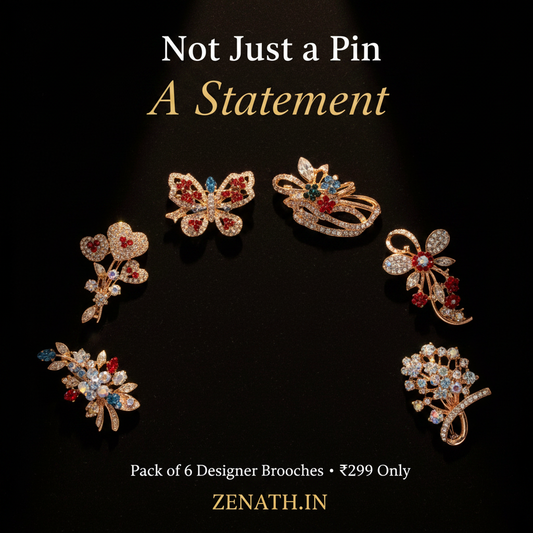 Zenath Ziraa — Not Just a Pin. A Statement.