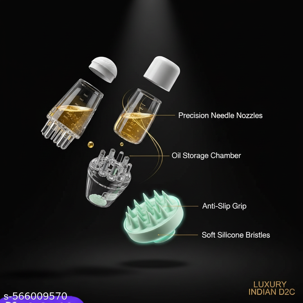 ScalpBliss™ product anatomy exploded view with labeled parts