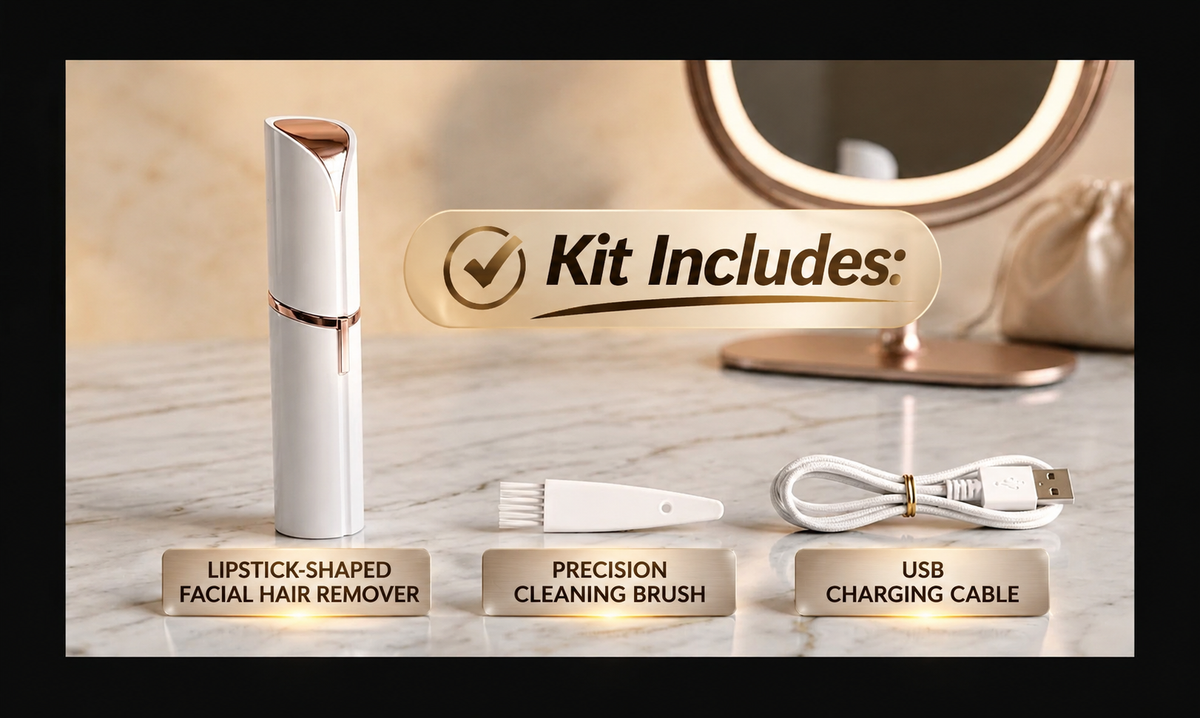 Silk Touch Painless Facial Hair Remover