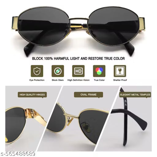 Zenath Aurum Oval Sunglasses — Product Features & Detail